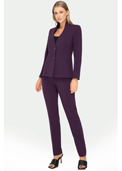 Kostium Sylvia fioletowy ze spodniami ze sklepu Tomasz Sar w kategorii Komplety i garnitury damskie - zdjęcie 170754751