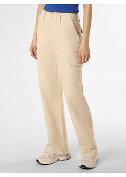 Marie Lund Spodnie Kobiety Bawełna piaskowy jednolity ze sklepu vangraaf w kategorii Spodnie damskie - zdjęcie 170756150