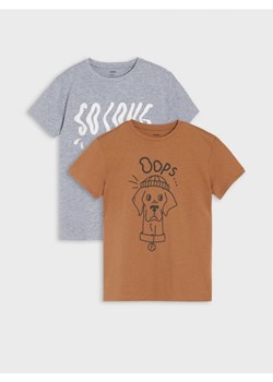 Sinsay - Koszulki 2 pack - szary ze sklepu Sinsay w kategorii T-shirty chłopięce - zdjęcie 170757270