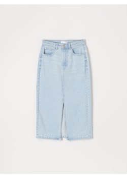 Sinsay - Spódnica midi - niebieski ze sklepu Sinsay w kategorii Spódnice - zdjęcie 170757371