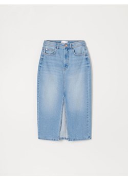 Sinsay - Spódnica midi - niebieski ze sklepu Sinsay w kategorii Spódnice - zdjęcie 170757372