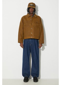 Filson kurtka jeansowa Short Lined Cruiser męska kolor brązowy przejściowa FMCPS0012 ze sklepu PRM w kategorii Kurtki męskie - zdjęcie 170769464