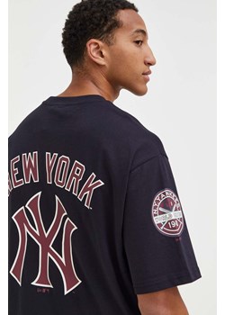 New Era t-shirt x Cooperstown męski kolor granatowy z nadrukiem NEW YORK YANKEES ze sklepu PRM w kategorii T-shirty męskie - zdjęcie 170769502