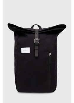 Sandqvist plecak Dante kolor czarny duży gładki SQA2282 ze sklepu PRM w kategorii Plecaki - zdjęcie 170770132
