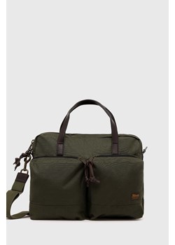 Filson torba na laptopa Dryden Briefcase kolor zielony FMBAG0008 ze sklepu PRM w kategorii Torby na laptopa - zdjęcie 170770284