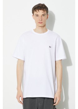 Woolrich t-shirt bawełniany Sheep Tee męski kolor biały gładki CFWOTE0093MRUT2926 ze sklepu PRM w kategorii T-shirty męskie - zdjęcie 170770354