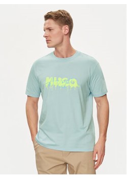 Hugo T-Shirt Decation 50515282 Niebieski Regular Fit ze sklepu MODIVO w kategorii T-shirty męskie - zdjęcie 170771523