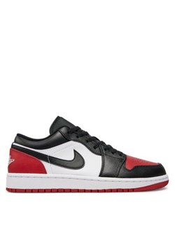 Nike Sneakersy Air Jordan 1 Low 553558 161 Czarny ze sklepu MODIVO w kategorii Buty sportowe męskie - zdjęcie 170771544