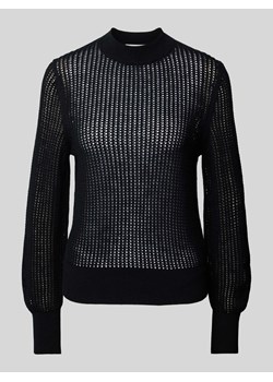 Sweter z dzianiny z ażurowym wzorem ze sklepu Peek&Cloppenburg  w kategorii Swetry damskie - zdjęcie 170771890