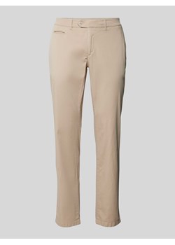 Spodnie w jednolitym kolorze model ‘EVEREST’ ze sklepu Peek&Cloppenburg  w kategorii Spodnie męskie - zdjęcie 170772040