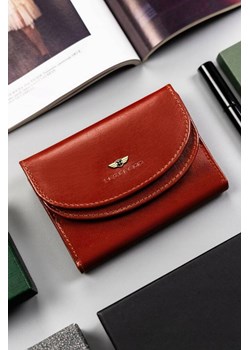 Klasyczny, skórzany portfel damski na zatrzask — Peterson brązowy ze sklepu 5.10.15 w kategorii Portfele damskie - zdjęcie 170772600