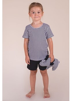 Komplet bawełniany dla dziewczynki bluzka z krótkim rękawem i spodenki ze sklepu 5.10.15 w kategorii Komplety dziewczęce - zdjęcie 170772613
