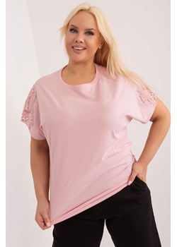 Casualowa bluzka plus size z aplikacjami ze sklepu 5.10.15 w kategorii Bluzki damskie - zdjęcie 170772721