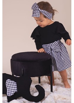 Spódniczka dziewczęca dresowa z kokardką ze sklepu 5.10.15 w kategorii Spódnice - zdjęcie 170772761