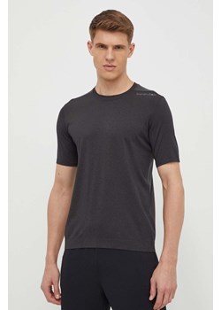 Calvin Klein Performance t-shirt treningowy kolor czarny gładki ze sklepu ANSWEAR.com w kategorii T-shirty męskie - zdjęcie 170775304