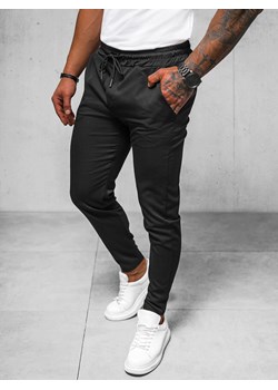 Spodnie męskie chino czarne OZONEE O/1410SP ze sklepu ozonee.pl w kategorii Spodnie męskie - zdjęcie 170777731