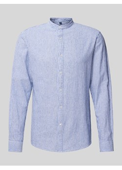 Koszula casualowa o kroju tailored fit ze wzorem w paski ze sklepu Peek&Cloppenburg  w kategorii Koszule męskie - zdjęcie 170778471