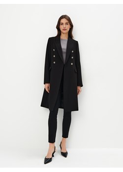 Mohito - Dwurzędowy płaszcz - czarny ze sklepu Mohito w kategorii Płaszcze damskie - zdjęcie 170779082