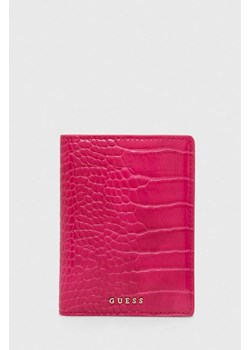 Guess portfel damski kolor różowy RW1634 P4201 ze sklepu ANSWEAR.com w kategorii Portfele damskie - zdjęcie 170780764