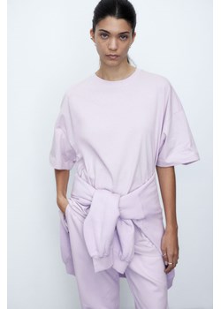 H & M - T-shirt oversize - Fioletowy ze sklepu H&M w kategorii Bluzki damskie - zdjęcie 170781884