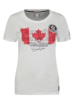 Canadian Peak Koszulka &quot;Jarryeak&quot; w kolorze białym ze sklepu Limango Polska w kategorii Bluzki damskie - zdjęcie 170782780
