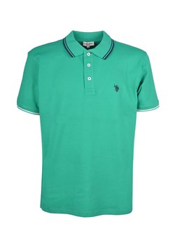 U.S. Polo Assn. Koszulka polo w kolorze zielonym ze sklepu Limango Polska w kategorii T-shirty męskie - zdjęcie 170783120