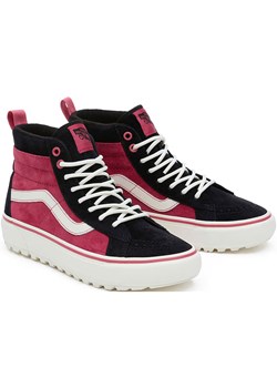 Vans Skórzane sneakersy &quot;SK8-Hi MTE-1&quot; w kolorze czarno-różowym ze sklepu Limango Polska w kategorii Trampki męskie - zdjęcie 170784241