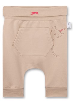 Sanetta Kidswear Spodnie dresowe w kolorze beżowym ze sklepu Limango Polska w kategorii Spodnie i półśpiochy - zdjęcie 170785364