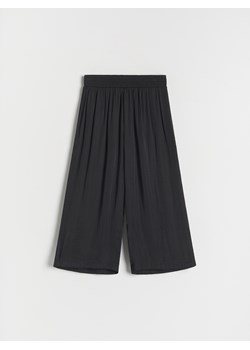 Reserved - Spodnie wide leg - czarny ze sklepu Reserved w kategorii Spodnie dziewczęce - zdjęcie 170787114