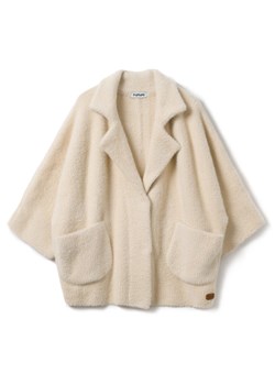 Puszysty sweter  na zatrzaski ze sklepu JK-Collection w kategorii Swetry damskie - zdjęcie 170789731