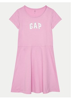 Gap Sukienka codzienna 404809 Różowy Regular Fit ze sklepu MODIVO w kategorii Sukienki dziewczęce - zdjęcie 170792813