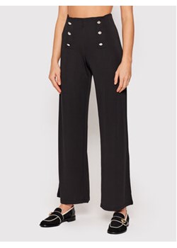 Lauren Ralph Lauren Spodnie materiałowe Str 200807573002 Czarny Regular Fit ze sklepu MODIVO w kategorii Spodnie damskie - zdjęcie 170792892