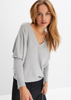 Sweter z aplikacją ze sztrasów ze sklepu bonprix w kategorii Swetry damskie - zdjęcie 170793740