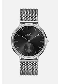 Daniel Wellington zegarek męski kolor srebrny ze sklepu ANSWEAR.com w kategorii Zegarki - zdjęcie 170793962