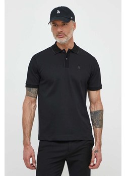 BOSS polo bawełniane kolor czarny gładki 50512112 ze sklepu ANSWEAR.com w kategorii T-shirty męskie - zdjęcie 170794253