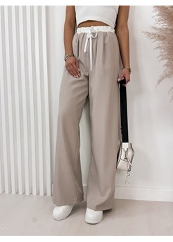 spodnie nekro ciemnobeżowe uni ze sklepu UBRA w kategorii Spodnie damskie - zdjęcie 170795492