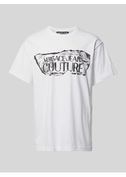 T-shirt z nadrukiem z logo ze sklepu Peek&Cloppenburg  w kategorii T-shirty męskie - zdjęcie 170796473