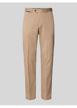 Spodnie o kroju slim fit w kant model ‘PEAKER’ ze sklepu Peek&Cloppenburg  w kategorii Spodnie męskie - zdjęcie 170796630