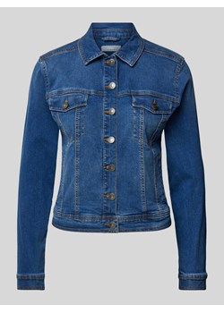 Kurtka jeansowa z kieszeniami z patką na piersi model ‘Vocut’ ze sklepu Peek&Cloppenburg  w kategorii Kurtki damskie - zdjęcie 170796851