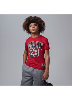 T-shirt dla dużych dzieci (chłopców) Jordan - Czerwony ze sklepu Nike poland w kategorii T-shirty chłopięce - zdjęcie 170797022