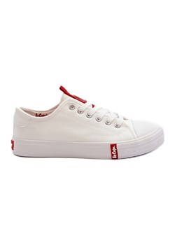 Niskie Trampki Damskie Lee Cooper LCW-24-31-2239 Białe ze sklepu ButyModne.pl w kategorii Trampki damskie - zdjęcie 170797842