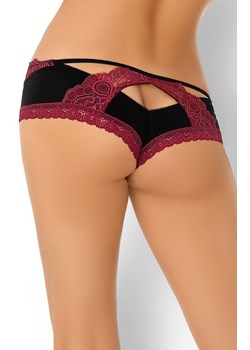 Melisina Pink figi, Kolor czarno-różowy, Rozmiar L/XL, LivCo Corsetti Fashion ze sklepu Primodo w kategorii Majtki damskie - zdjęcie 170800680