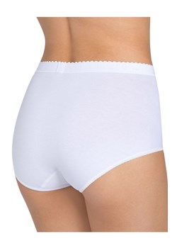 Sloggi Control Maxi wysokie białe figi damskie plus size 10005203, Kolor biały, Rozmiar 38, Sloggi ze sklepu Primodo w kategorii Majtki damskie - zdjęcie 170801624