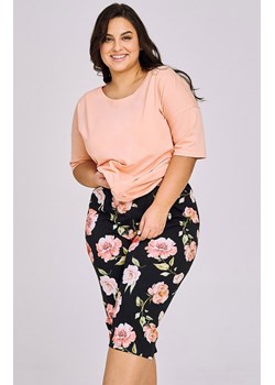 Piżama damska 3/4 plus size Margot 3161, Kolor morelowy-wzór, Rozmiar XXL, Taro ze sklepu Primodo w kategorii Piżamy damskie - zdjęcie 170801802