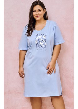 Bawełniana koszula damska plus size Viviana 3164, Kolor niebieski, Rozmiar XXL, Taro ze sklepu Primodo w kategorii Koszule nocne - zdjęcie 170801813