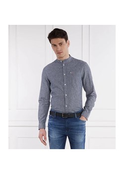 Tommy Jeans Koszula MAO LINEN BLEND | Regular Fit | z dodatkiem lnu ze sklepu Gomez Fashion Store w kategorii Koszule męskie - zdjęcie 170803291