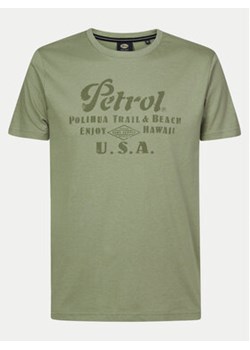 Petrol Industries T-Shirt M-1040-TSR600 Zielony Regular Fit ze sklepu MODIVO w kategorii T-shirty męskie - zdjęcie 170804770