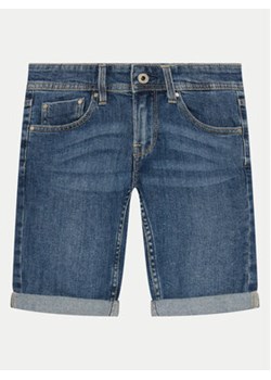 Pepe Jeans Szorty jeansowe Slim Short Jr PB800791MR5 Niebieski Slim Fit ze sklepu MODIVO w kategorii Spodenki chłopięce - zdjęcie 170804790