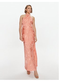 Guess Sukienka wieczorowa Sl Aubree W4GK60 WFDF0 Koralowy Regular Fit ze sklepu MODIVO w kategorii Sukienki - zdjęcie 170804963