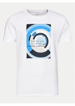 Pierre Cardin T-Shirt 21050/000/2101 Biały Modern Fit ze sklepu MODIVO w kategorii T-shirty męskie - zdjęcie 170804990